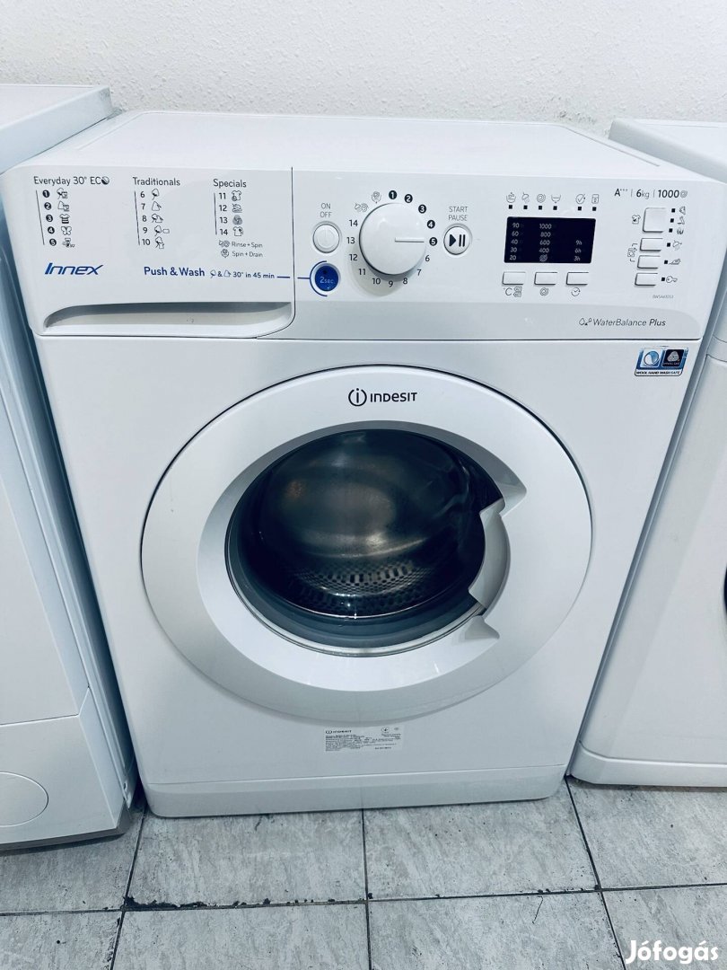 Garanciális indesit innex 1200A+++ elöltöltős mosógép