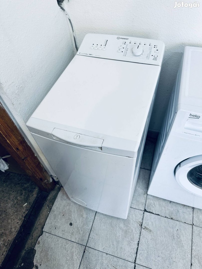 Garanciális indesit lux 1200A+++ felültöltős mosógép