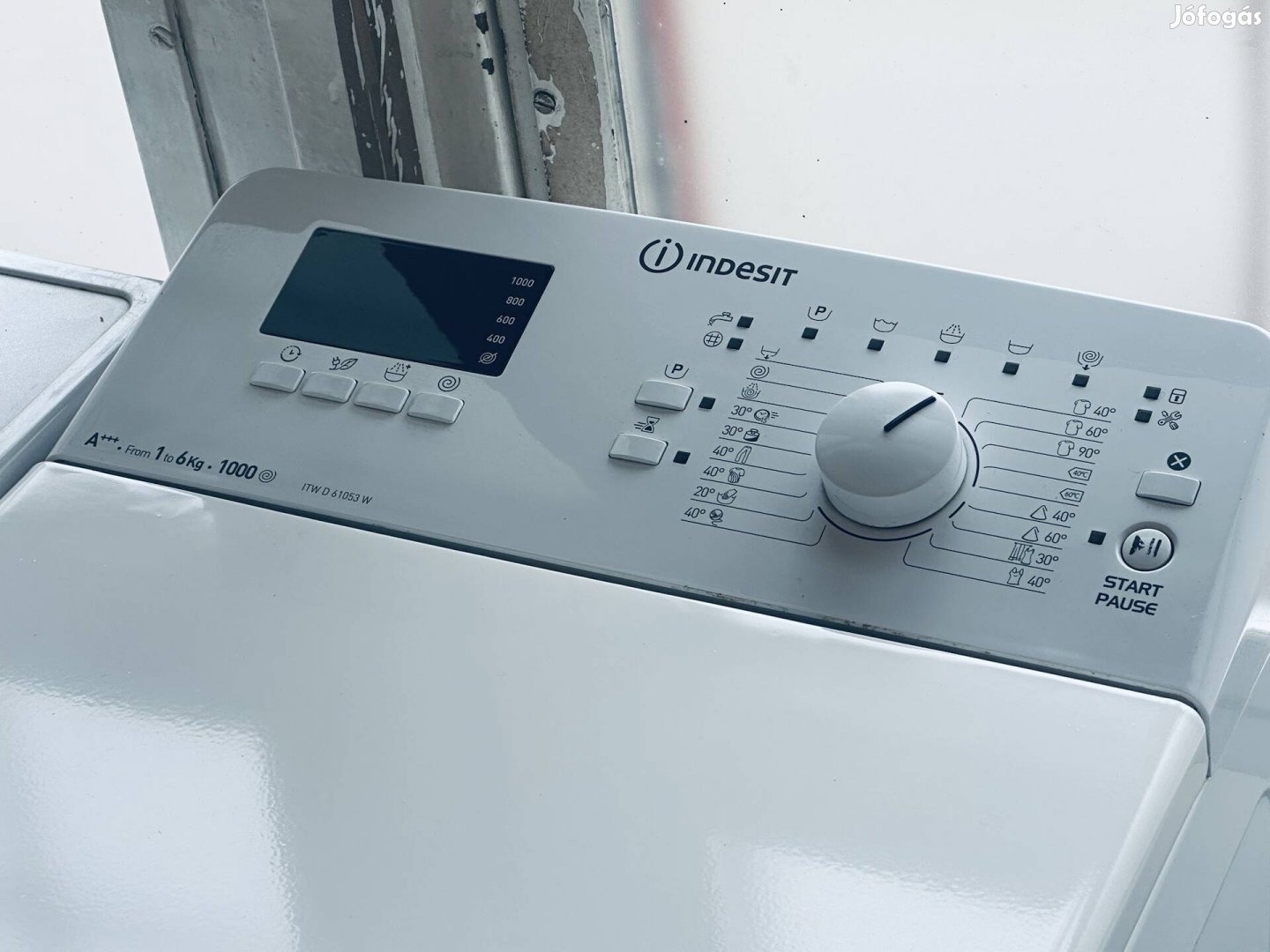 Garanciális indesit power 1200A+++ l felültöltős mosógép