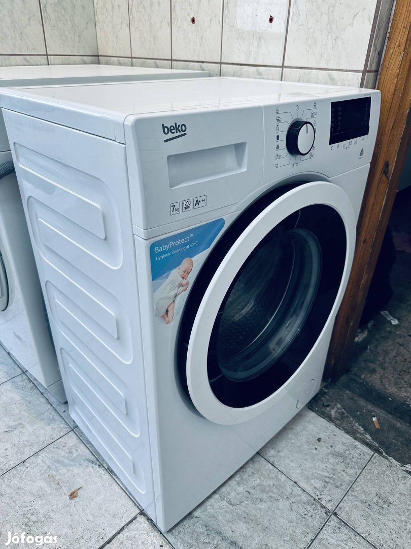 Garanciális keskeny Beko 1200A+++ elöltöltős mosógép 