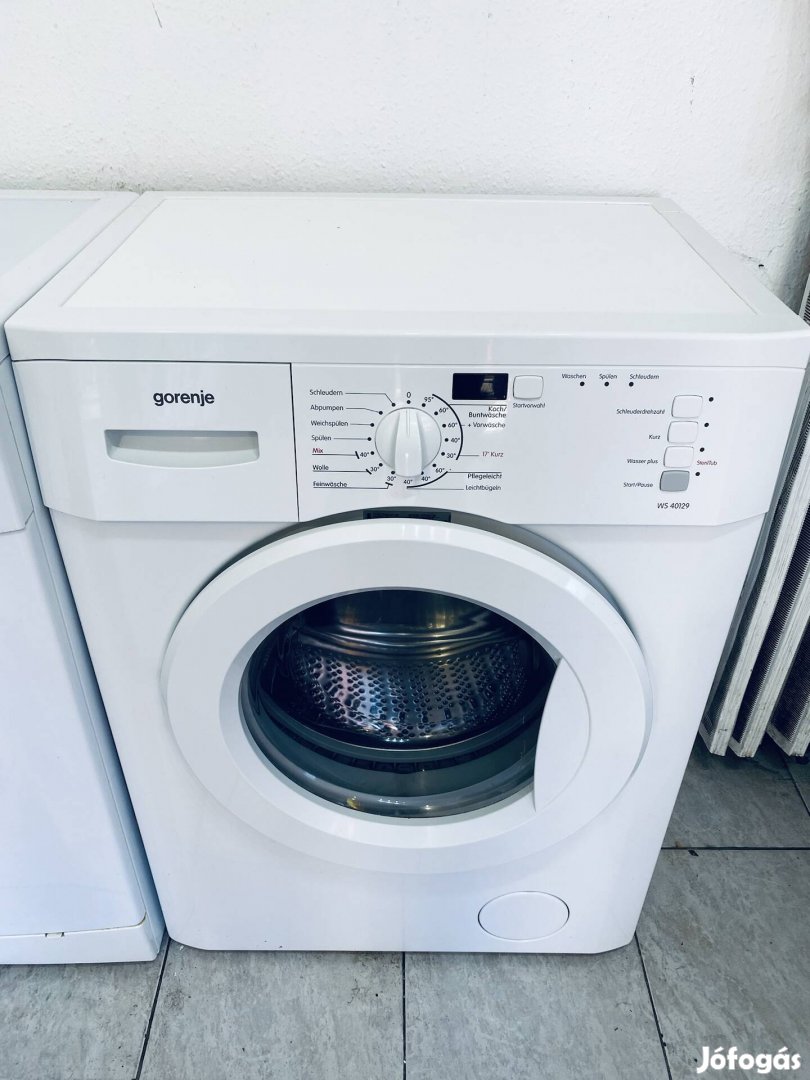 Garanciális keskeny Gorenje 1200A+++ elöltöltős mosógép