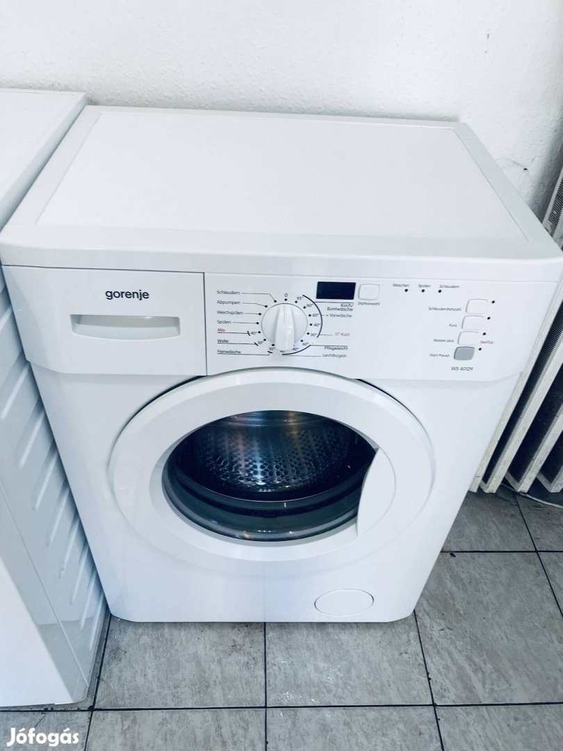 Garanciális keskeny Gorenje senso 1200A+++ elöltöltős mosógép 