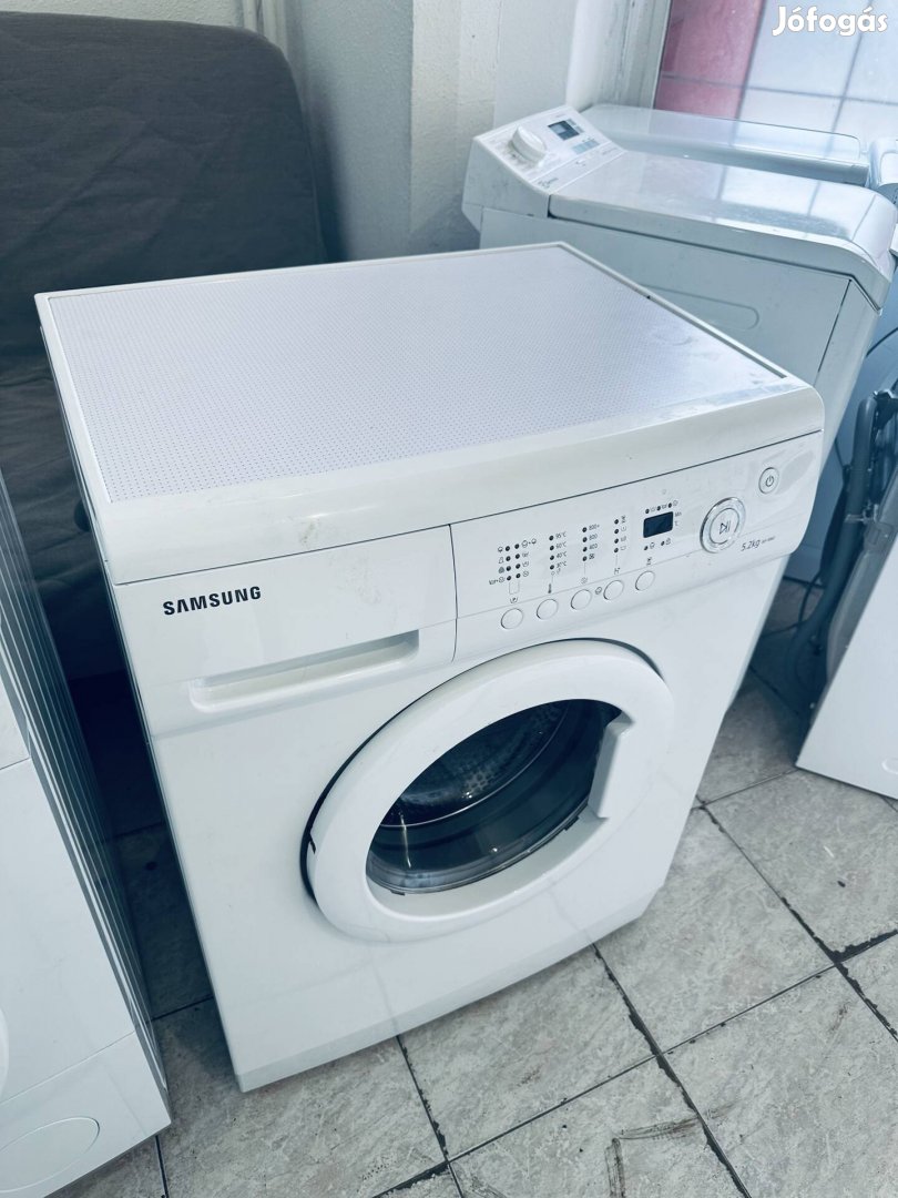 Garanciális keskeny Samsung bose 1200A+++ elöltöltős mosógép 