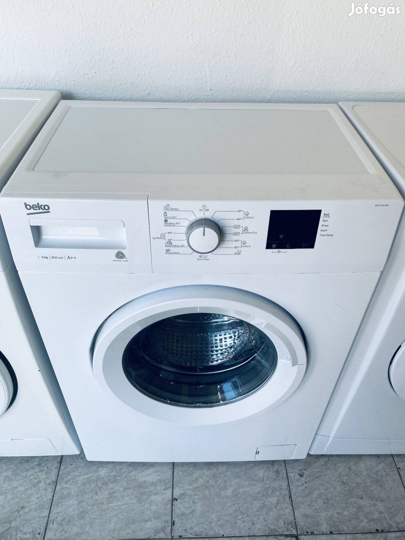 Garanciális keskeny beko silver 1200A+++ elöltöltős Mosogep 