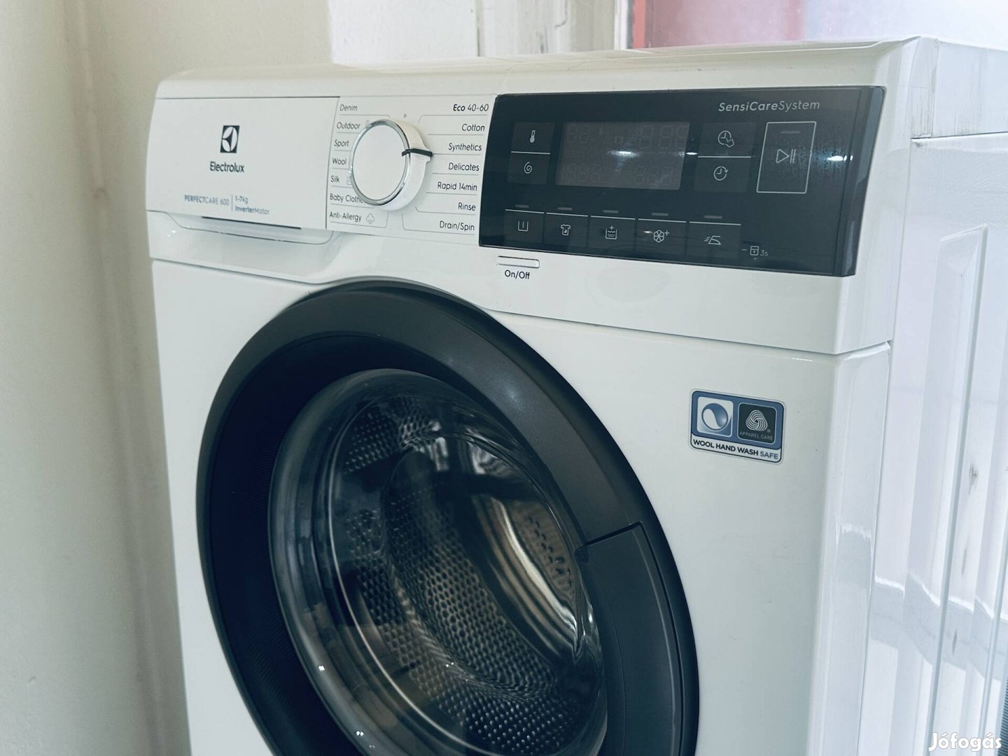 Garanciális keskeny electrolux 7kg 1200A+++ elöltöltős mosógép