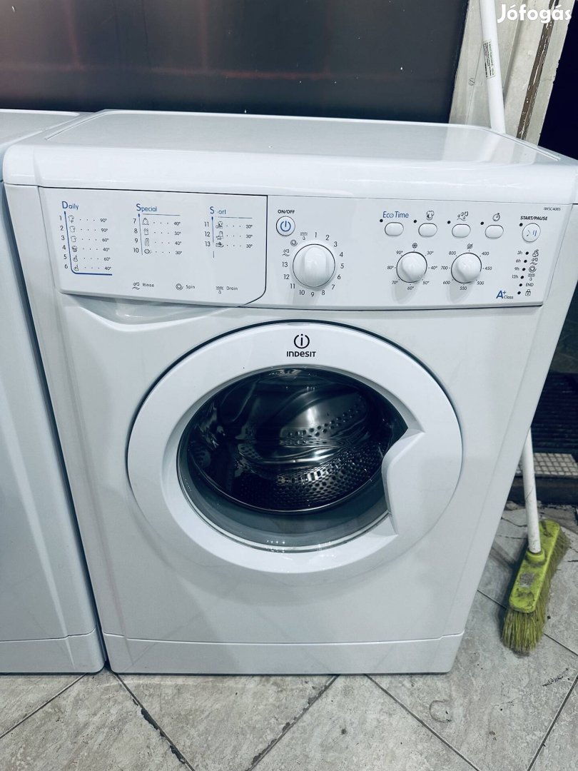 Garanciális keskeny indesit power 1200A+++ elöltöltős mosógép