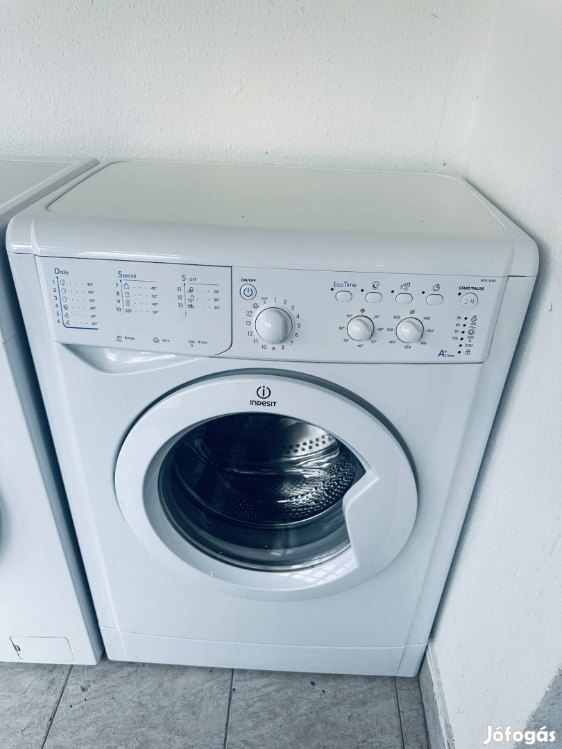 Garanciális keskeny indesit power 1200A+++ elöltöltős mosógép 