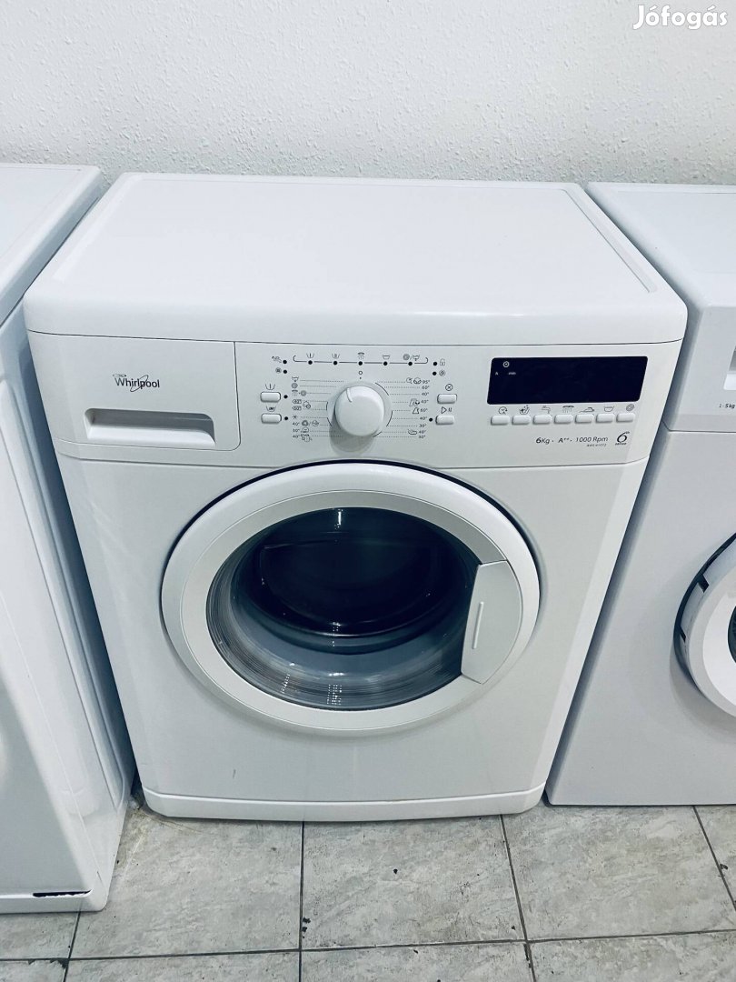 Garancialis keskeny whirlpool awoc 1200A+++ elöltöltős mosógép