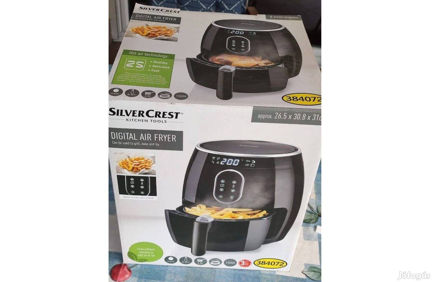 Garanciális légkeveréses sütő (air fryer) eladó!