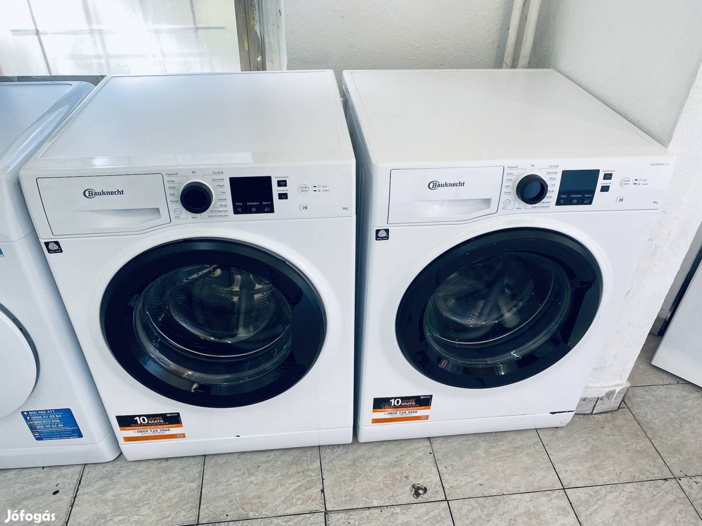 Garancialis új whirlpool 9kg 1400A+++ elöltöltős mosógép