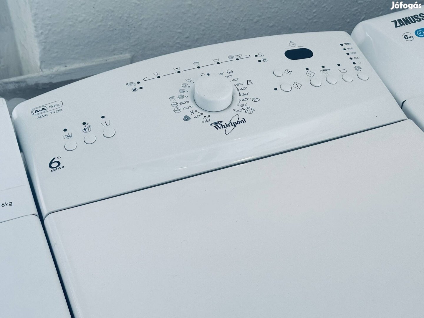 Garanciális whirlpool axa 1200A+++ felültöltős mosógép