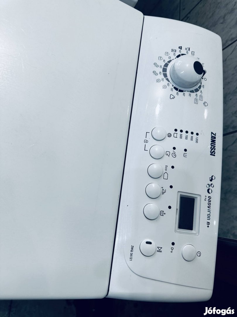 Garanciális zanussi zwq 1200A+++ felültöltős mosógép