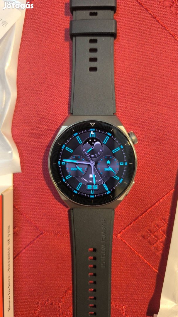 Garanciás, Huawei Watch Gt 3 pro 46mm, okos óra, újszerű, hibátlan