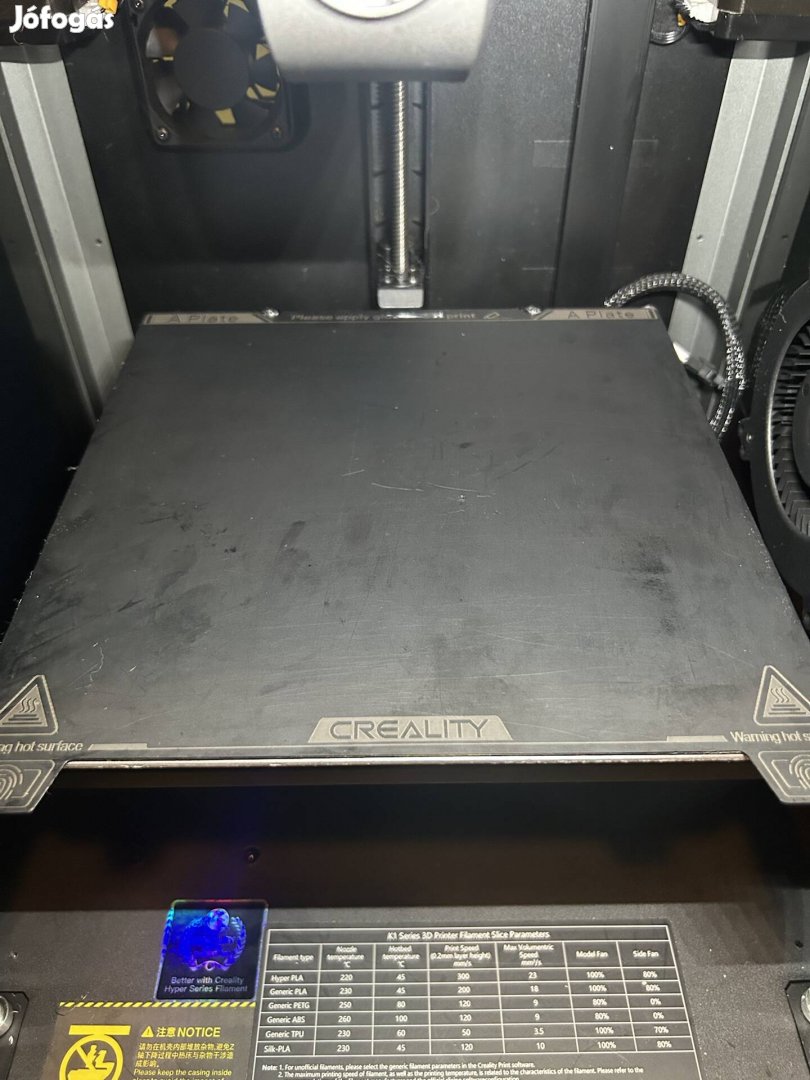 Garanciáscreality K1 3D Nyomtató + AI kamera