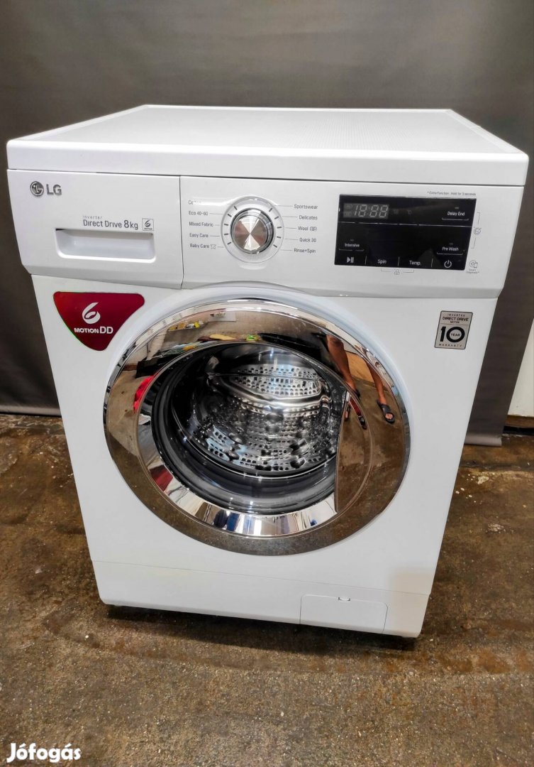 Garanciával 8 kg-os LG Mosógép 