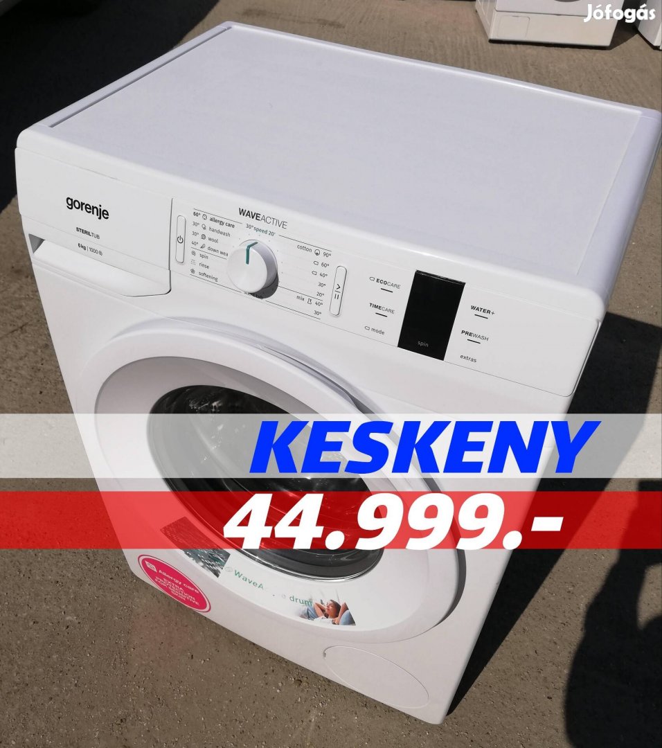 Garanciával Keskeny 45 cm mély Gorenje Mosógép