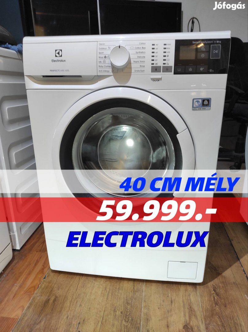 Garanciával Keskeny Electrolux Mosógép 