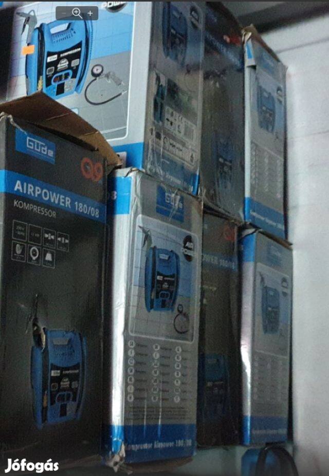Garanciával, 1100W-os mini táskakompresszor, olajmentes, egy hengeres