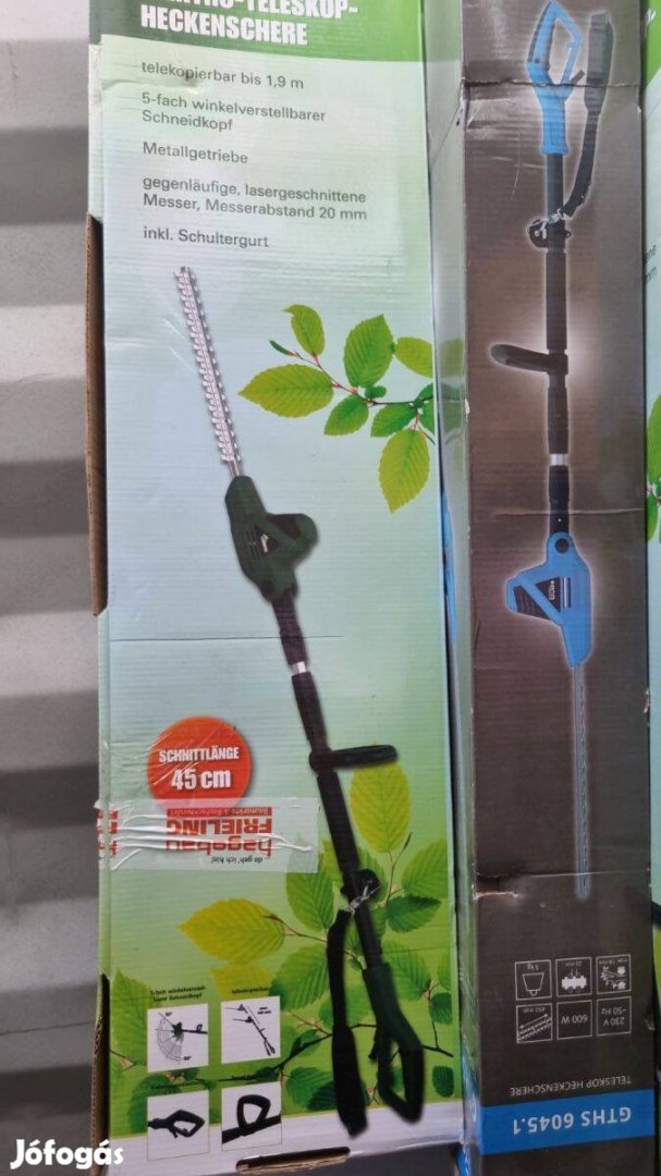 Garanciával, Mr. Gardner teleszkópos sövénynyíró, 600W-os sövényvágó