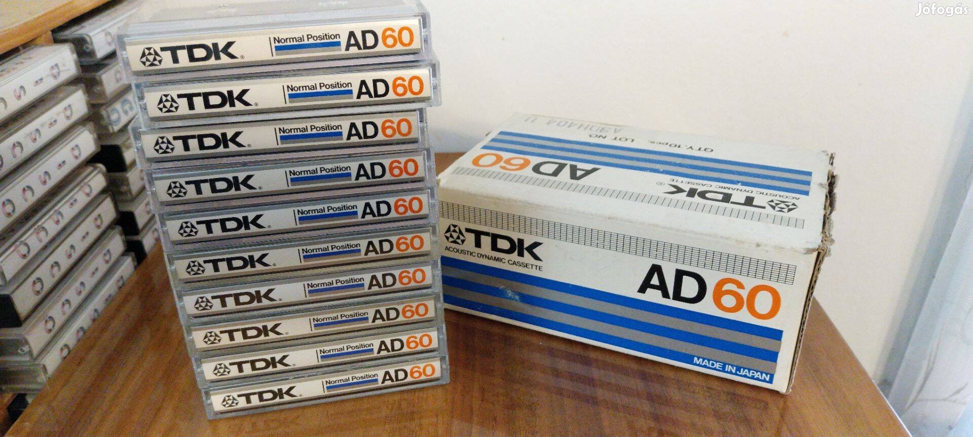 Garantált minőségű TDK Ad 60 szuper kazetták gyűjteményből!