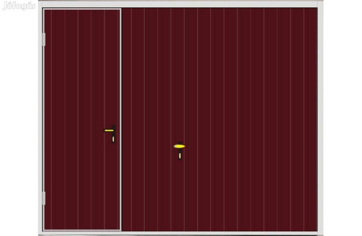 Garázskapu KL billenő FÉ. s. meggy, Szebb+, T7F, Fny 250/220. ingyene