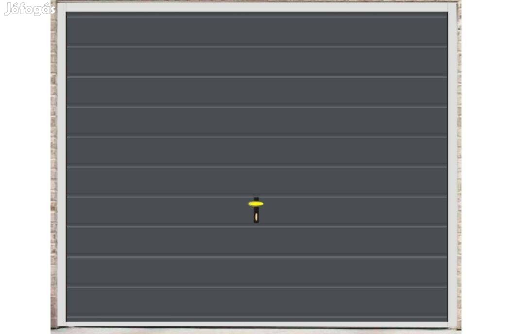 Garázskapu KL billenő MATT s. szürke, V/20, Fny250/220. ingyenes száll