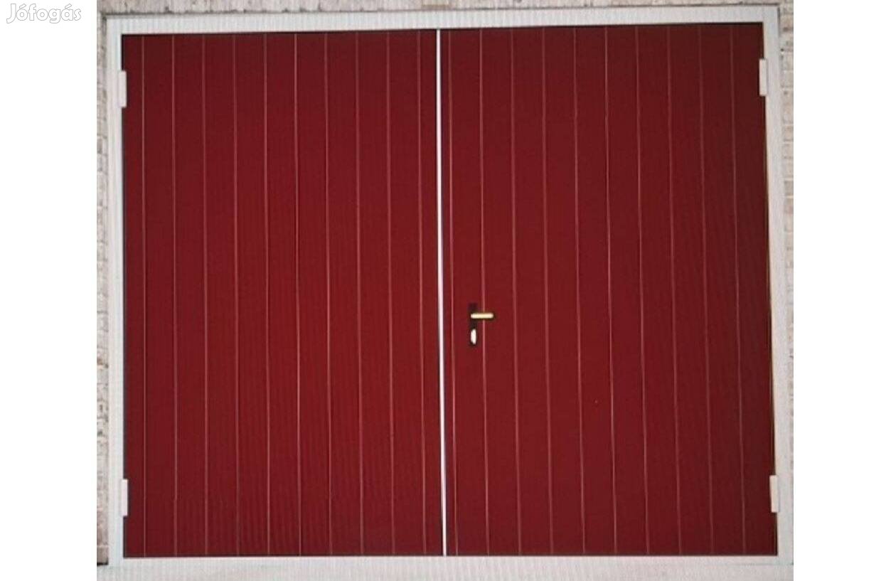 Garázskapu Kl kétszárnyas kapu, Fényes, s. meggy Fny400300