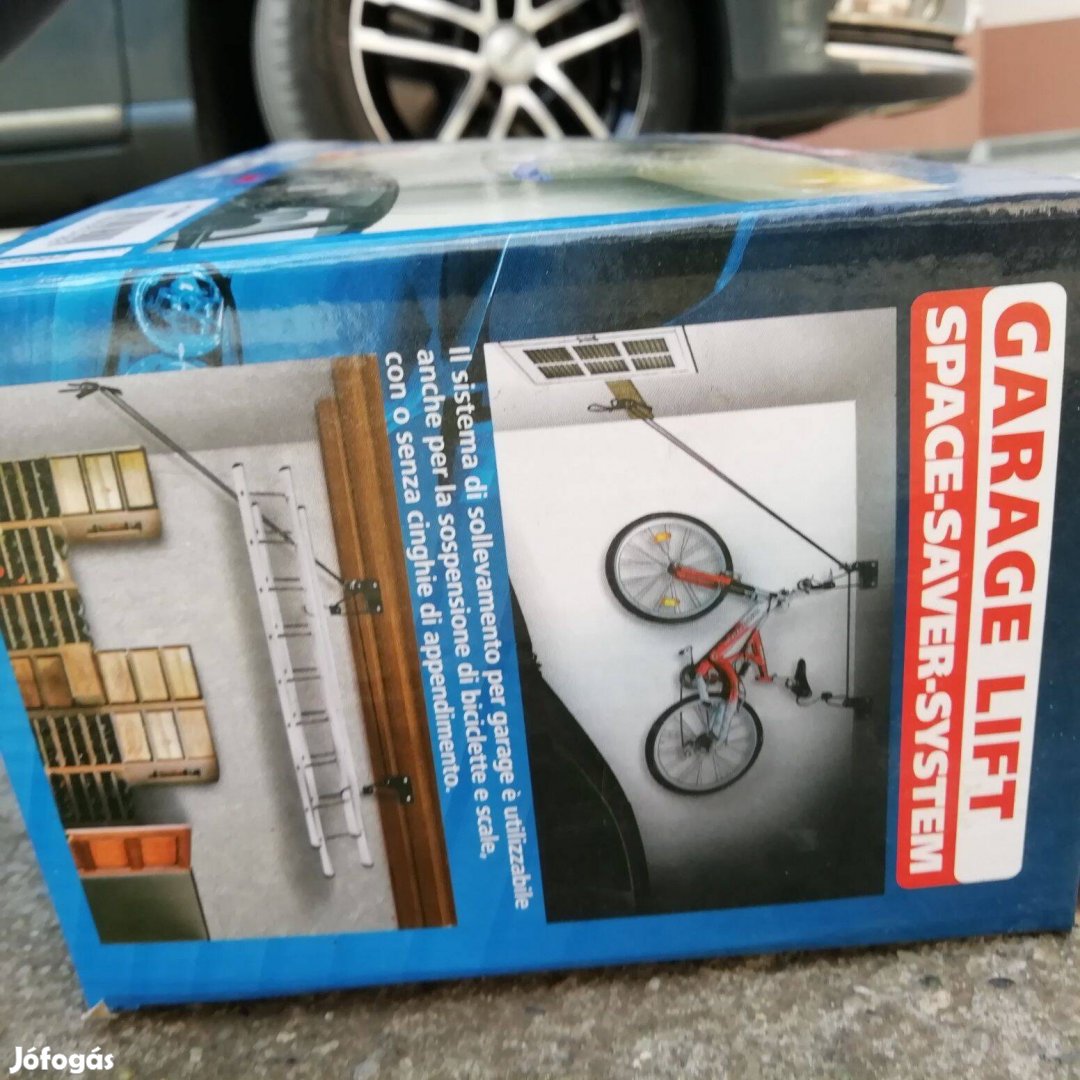 Garázslift, ami kerékpár tárolására is alkalmas lehet