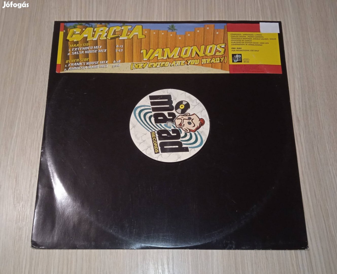 Garcia - Vamonos (Hey Chico Are You Ready)(Vinyl,1996)