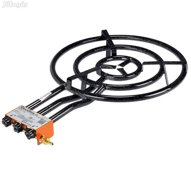 Garcima M60 3 körös Paella gázégő, 21kW, 60cm - fekete (G600)