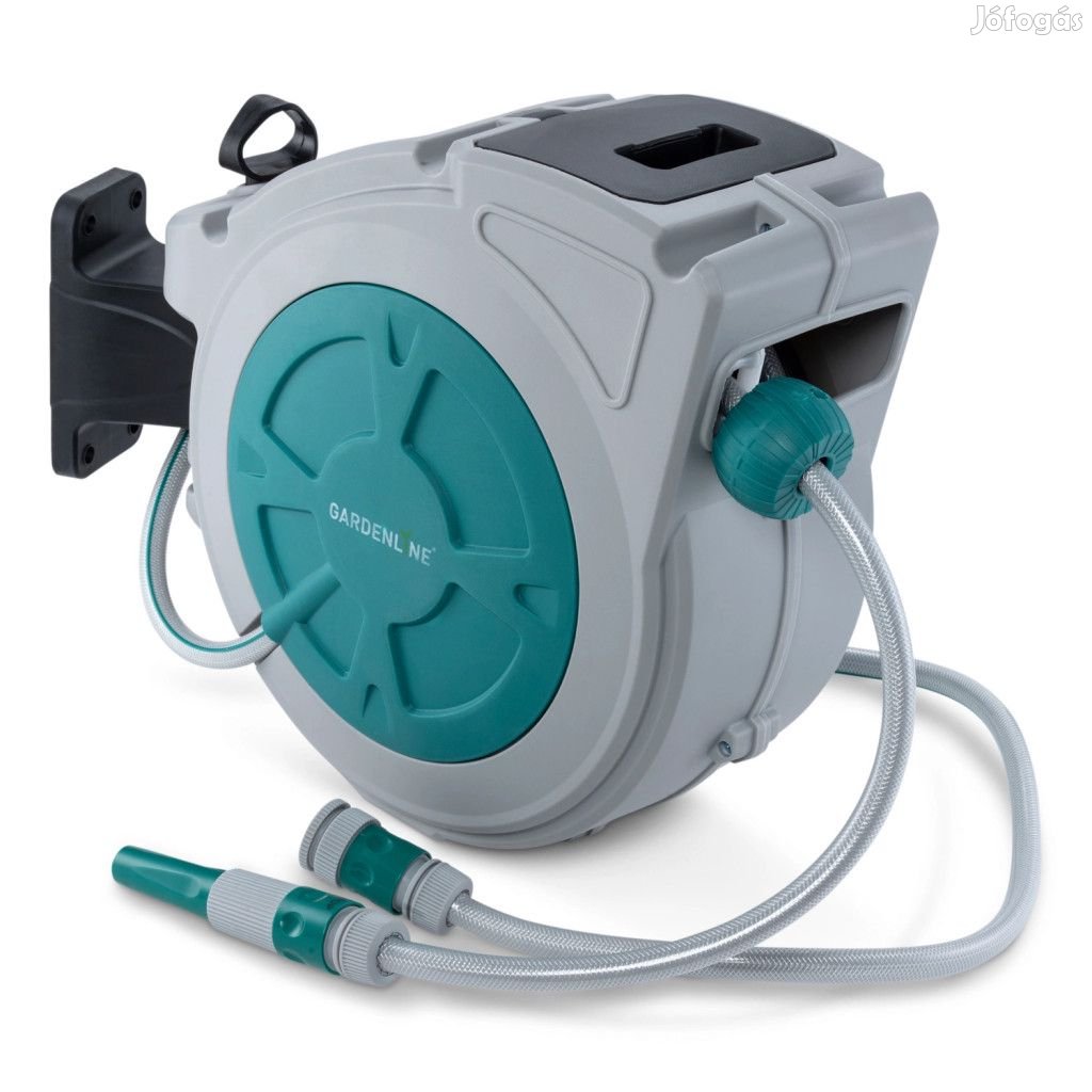 GardenLine GRHS-20A 20 méteres fali automata tömlődob, falra szerelhe