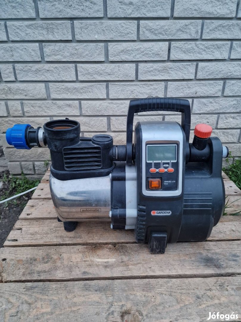 Gardena 6000/6E LCD Inox vízszivattyú automata házivízmű 