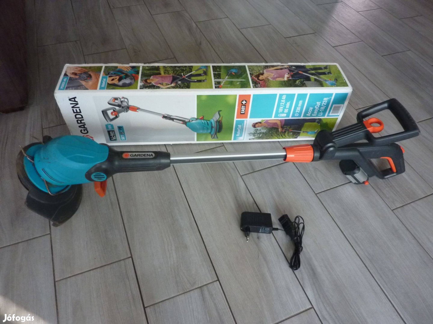 Gardena Akkus Akkumulátoros Fűnyíró fűszegélynyíró 18V Li