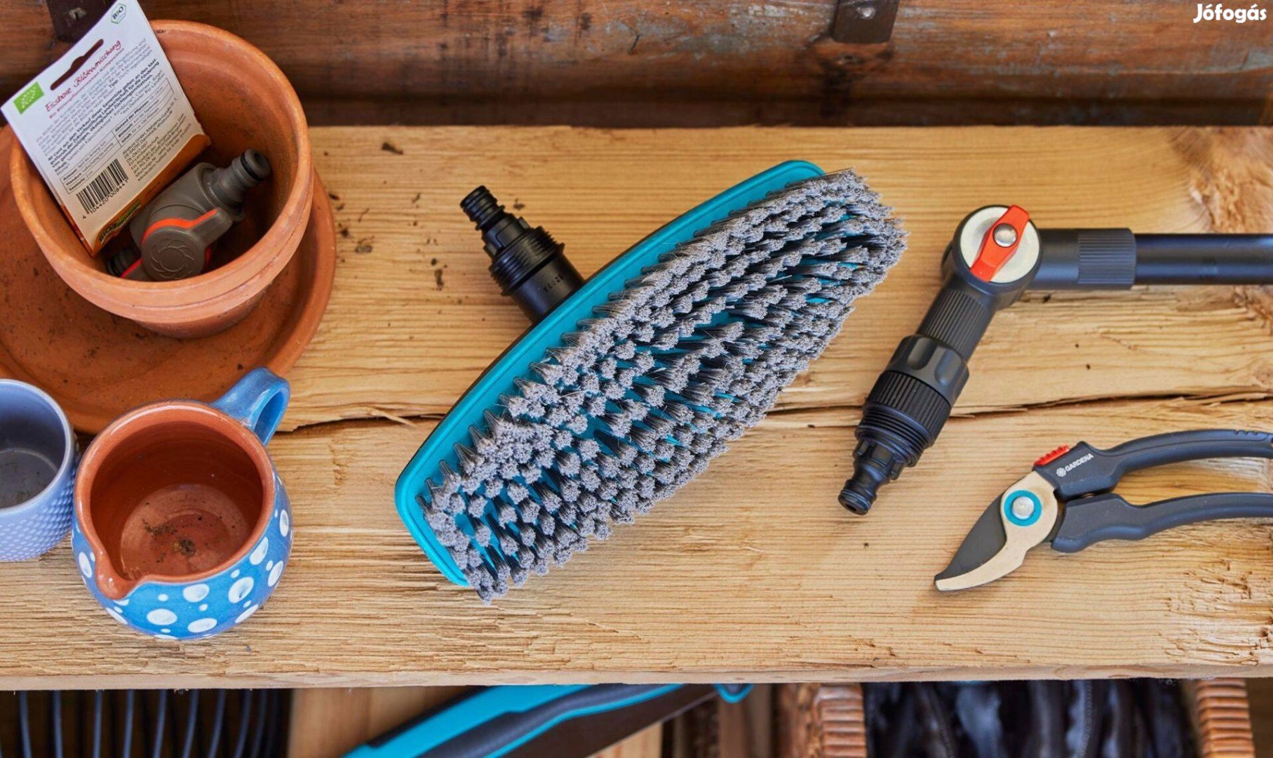 Gardena Cleansystem Soft Mosókefe szárral levegőbekeverőve