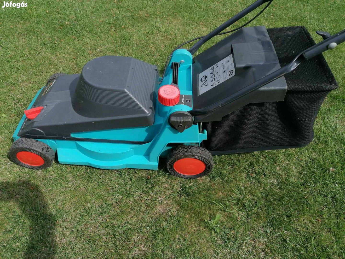 Gardena HE 40 fűnyíró ,mulcsoz, bekapcsolható fűszellőztető