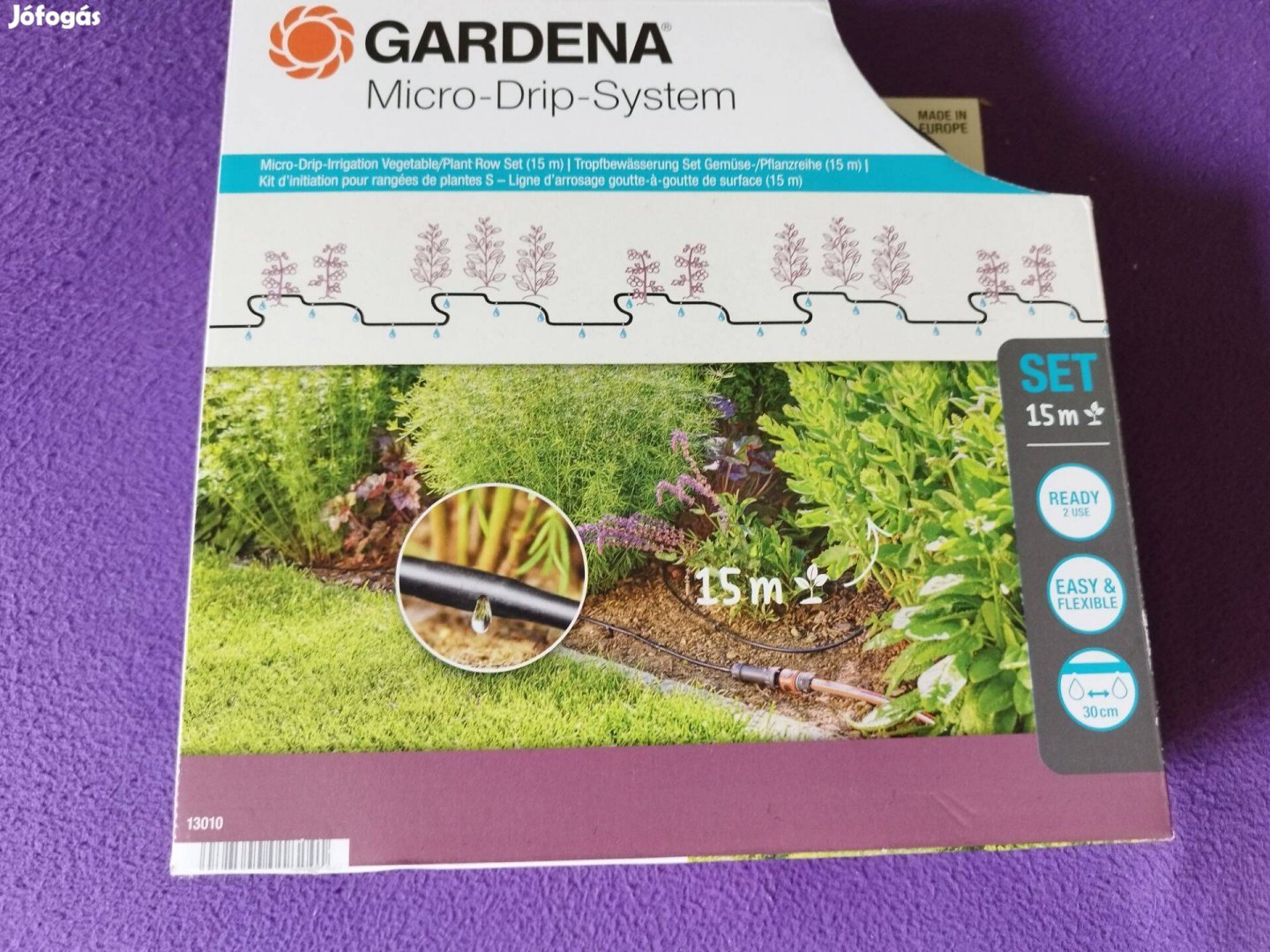 Gardena csepegtető öntöző,új,féláron