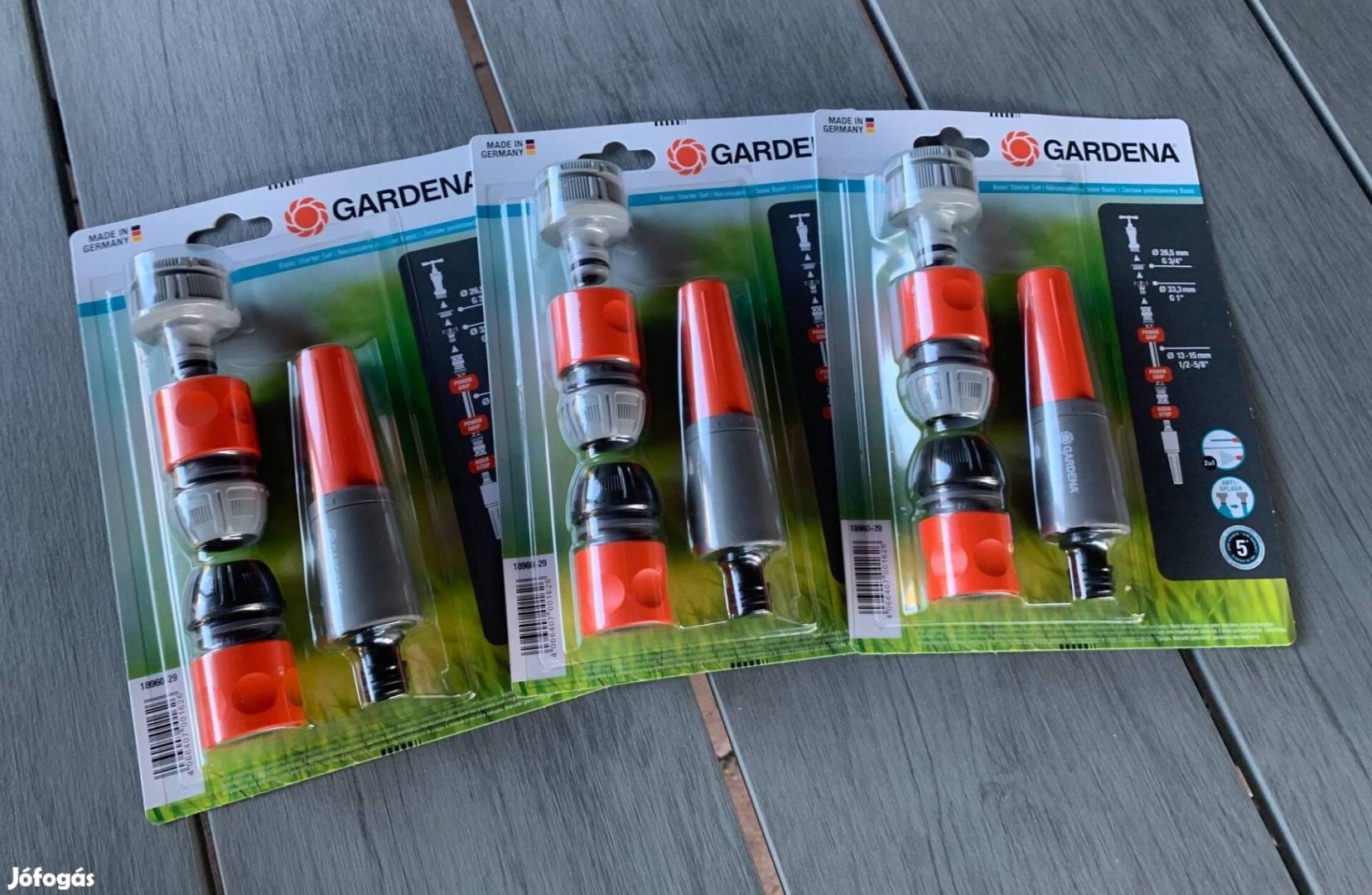 Gardena locsoló készlet, öntöző, szórófej