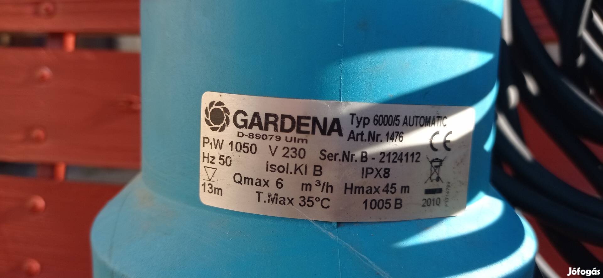 Gardena szivattyú (hibás)