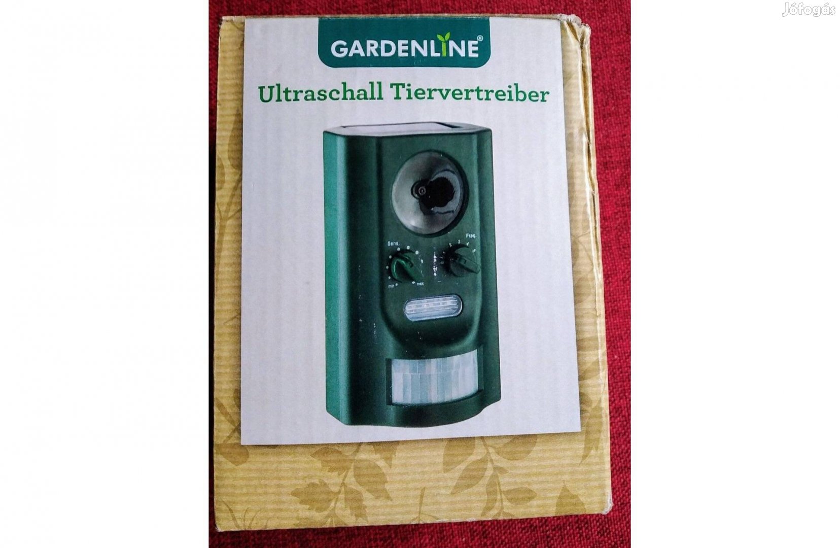 Gardenline ST-1512N Solar Animal Repeller - ultrahangos, napelemes,