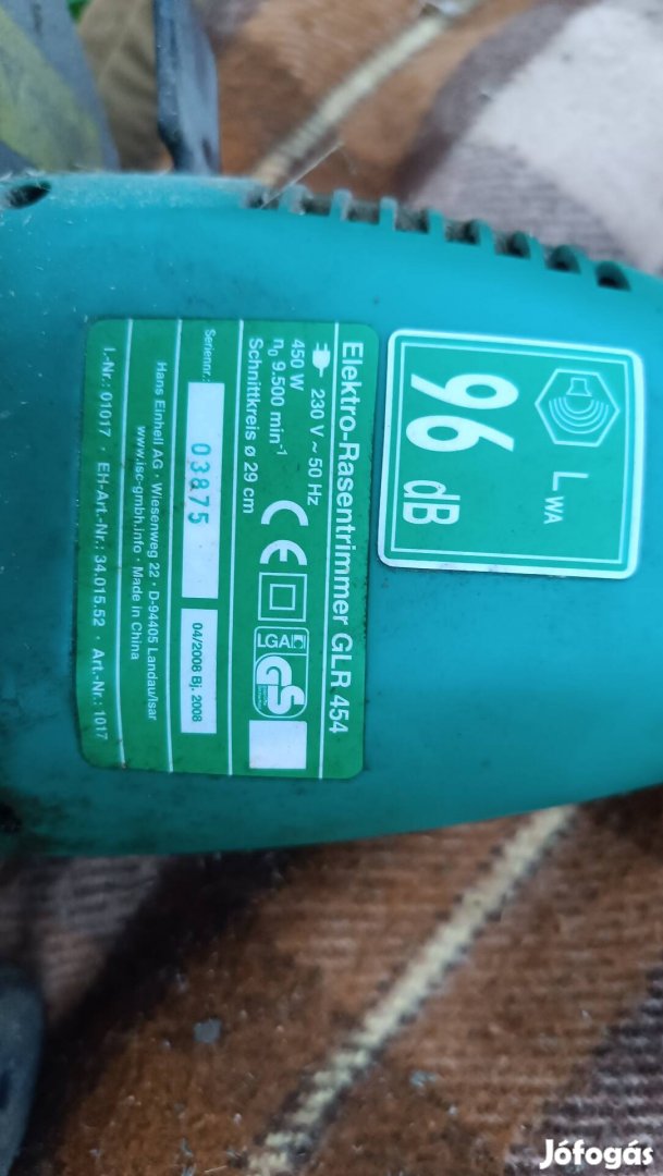 Gardenline elektromos szegély vágó 