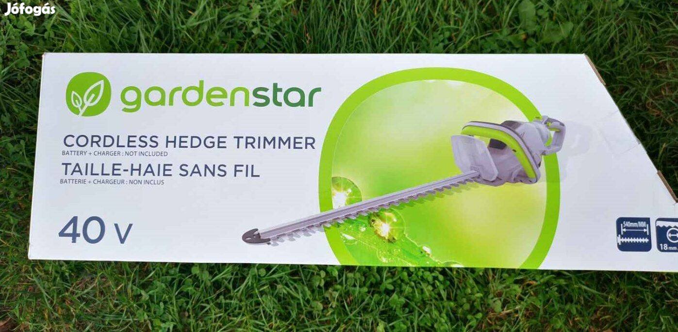 Gardenstar 40 V akkus sövénynyíró sövényvágó új, akku és töltő nélkül