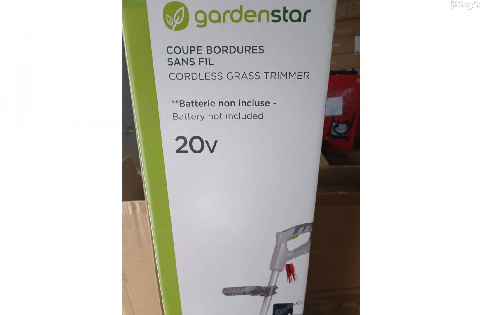 Gardenstar akkus fűszegélynyíró 20 V akku Nuku :) Új