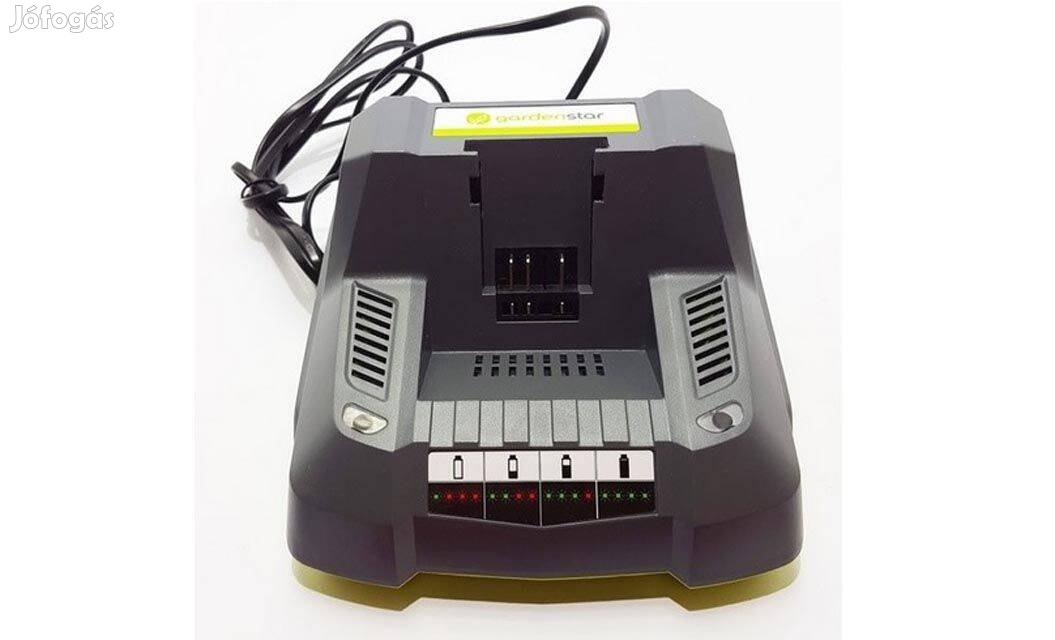 Gardenstar akkutöltő töltő 40 Voltos akkuk töltésére, új,