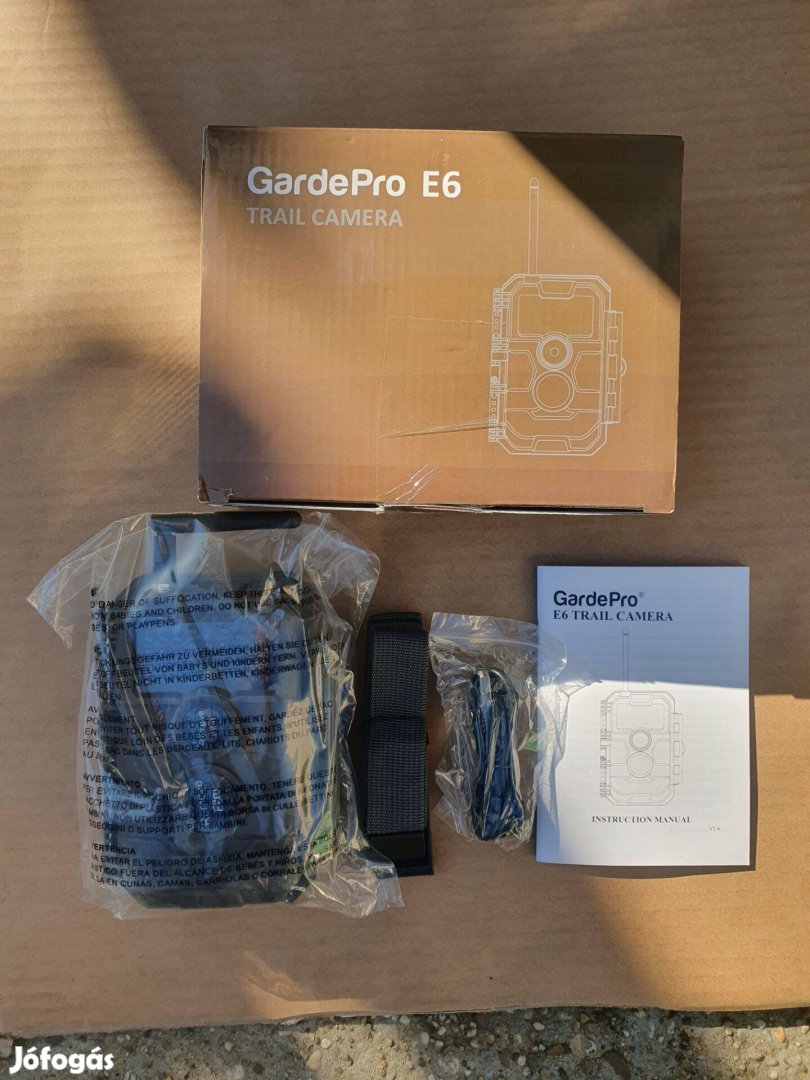 Gardepro E6 Trail kamera WiFi 48MP új