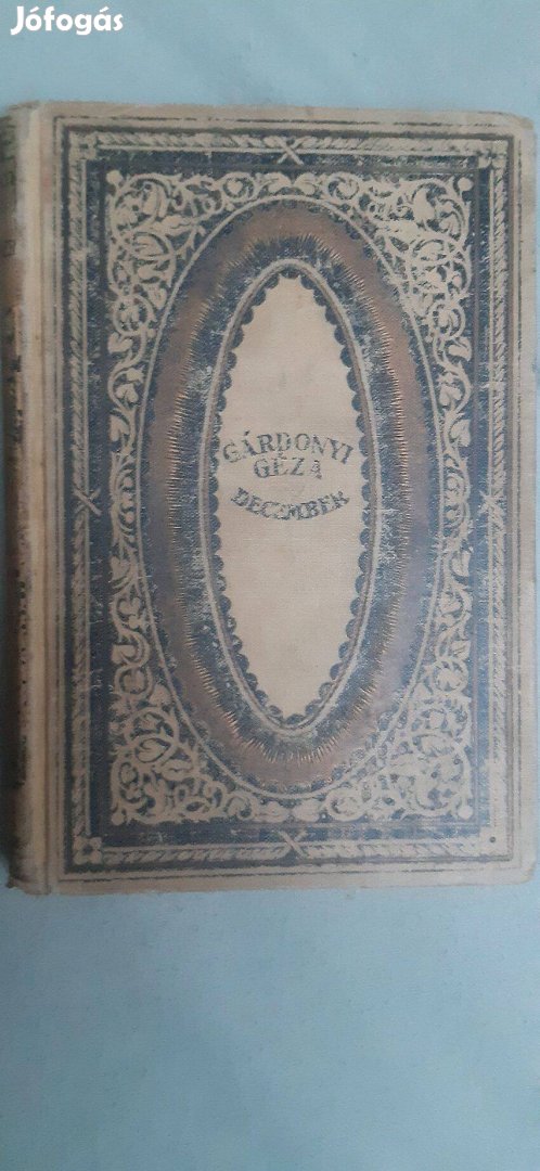 Gárdonyi Géza December című kötete,régi könyv