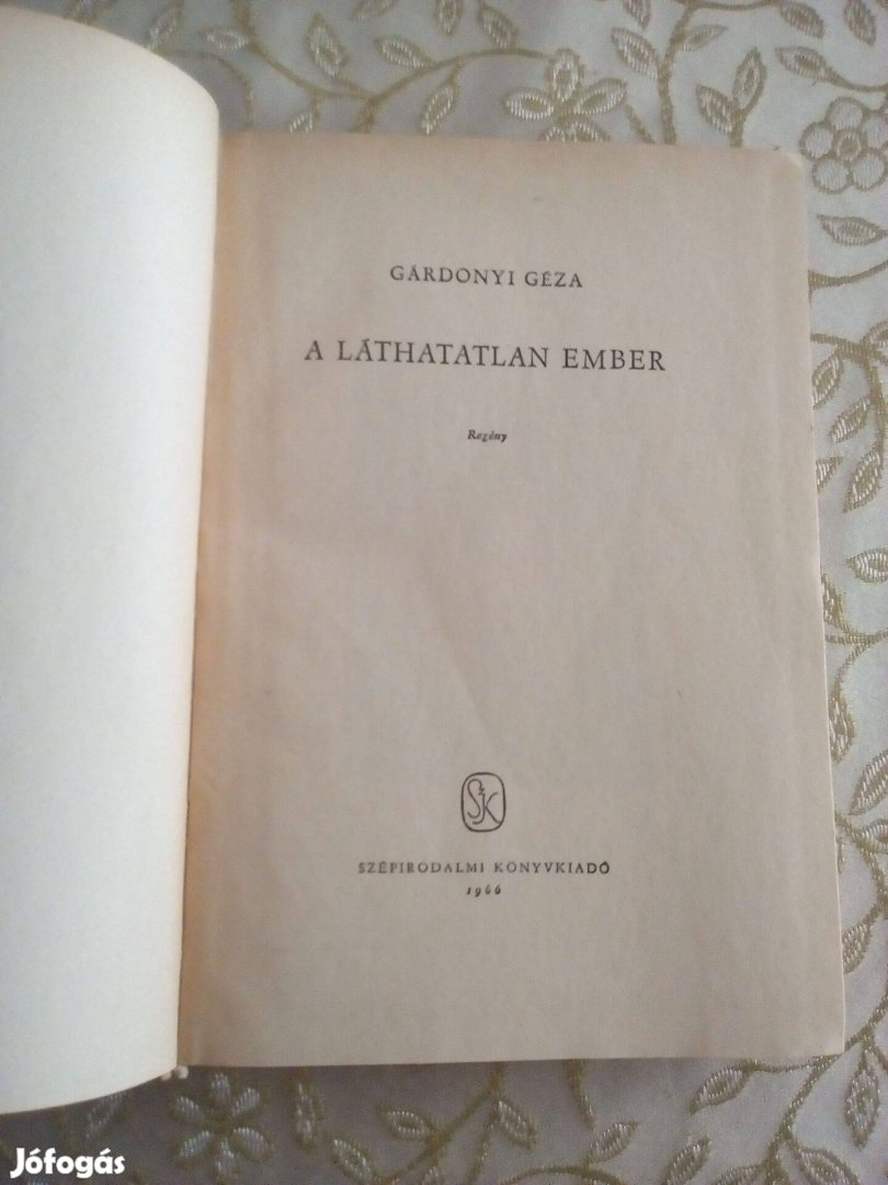 Gárdonyi Géza A láthatatlan ember 1966