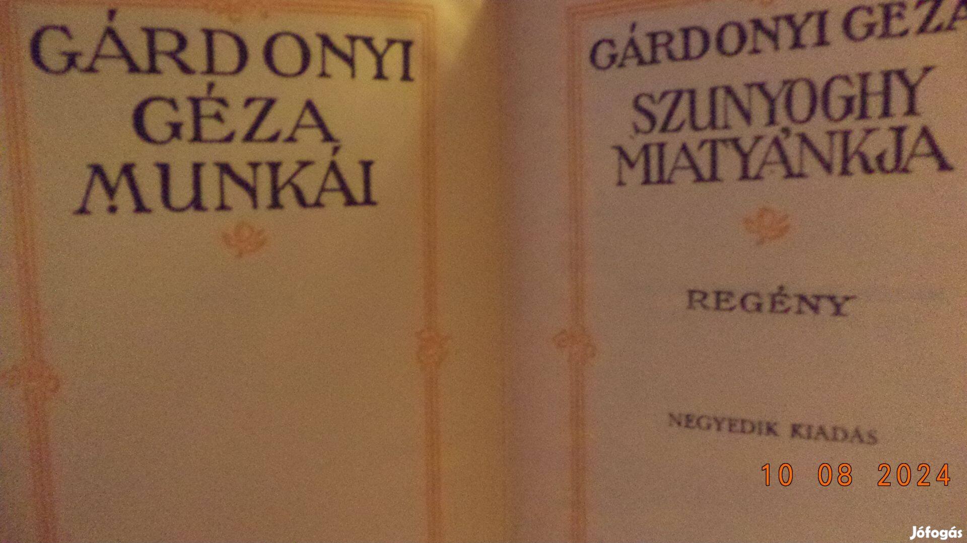 Gárdonyi Géza: Szunyoghy miatyánkja
