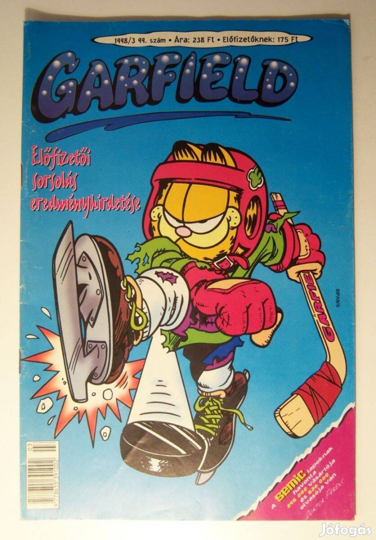 Garfield 1998/3 (99.szám) Poszterrel