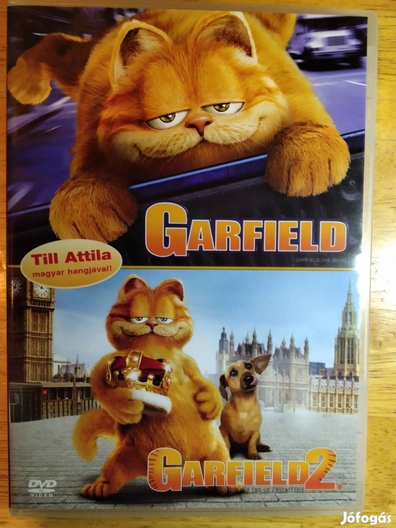 Garfield 1-2 újszerű twinpack dvd