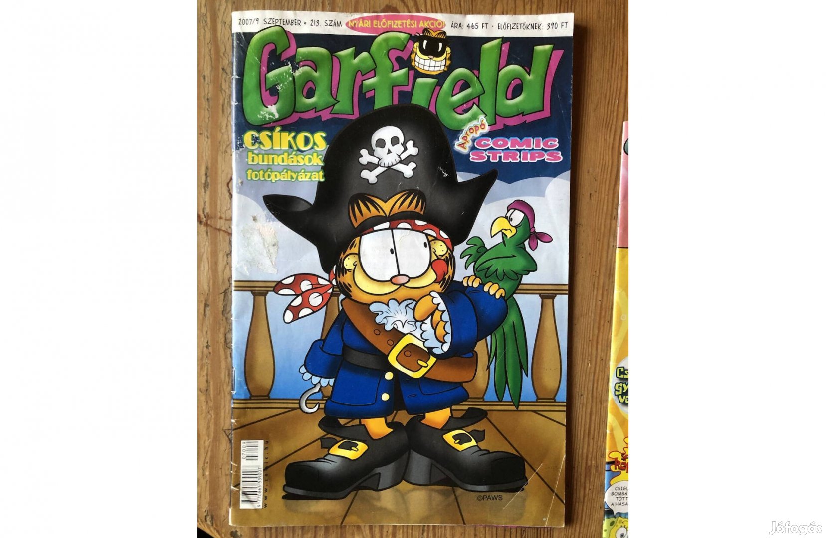 Garfield 2007/9 képregény 1000 Ft:Lenti